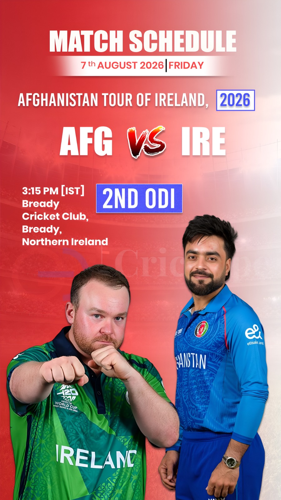 Afghanistan face Ireland in the 2nd ODI after rain washed out the series opener.