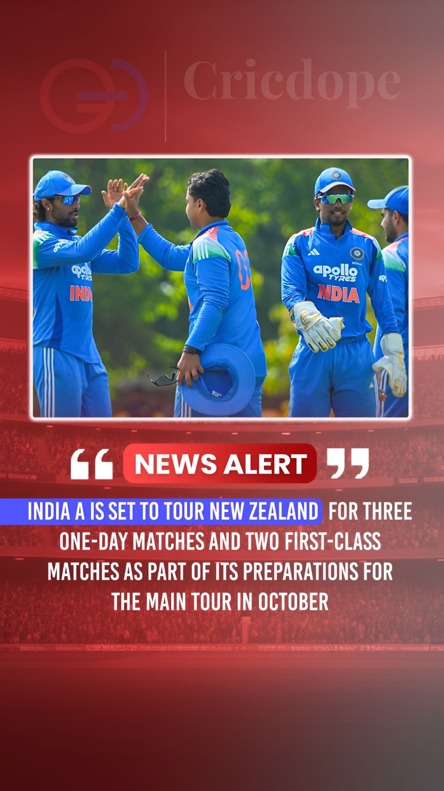 India A will play 3 ODIs & 2 first-class games in NZ ahead of October’s tour to