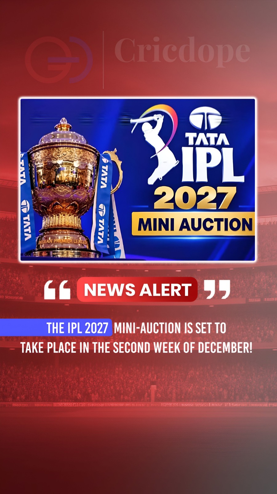 IPL 2027 Mini-Auction is coming! Teams gear up to battle for cricket’s biggest n