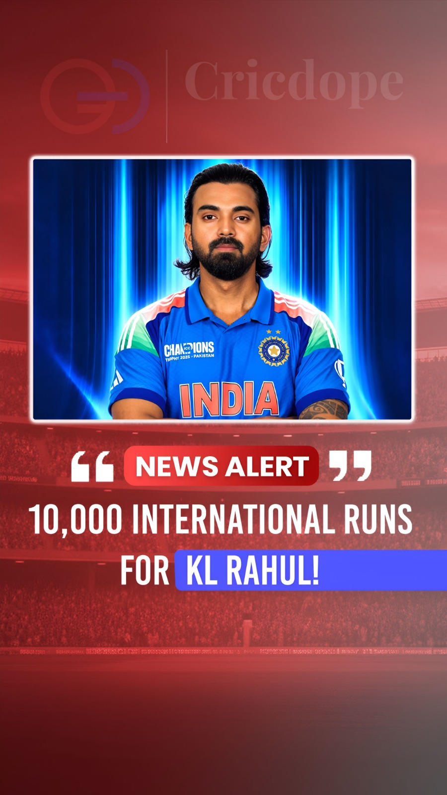 🇮🇳🔥 KL Rahul surpasses a major run milestone in international cricket! 🏏💥